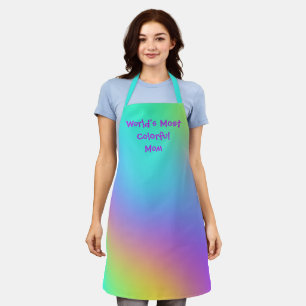 World's Most Colorful Mom Apron