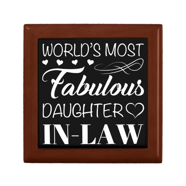 World's Most Fabulous Daughter In Law Gift Box (Front)