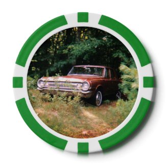 World's Most Haunted Car - The Goldeneagle - 1964 Poker Chips Set