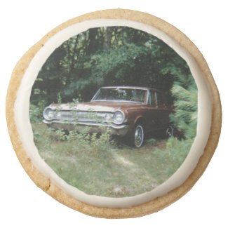 World's Most Haunted Car - The Goldeneagle Round Shortbread Cookie