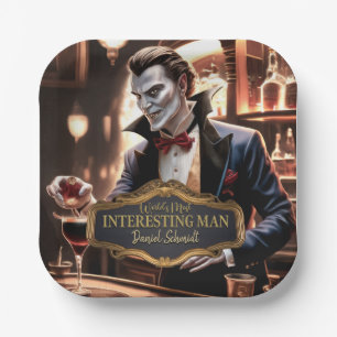 World's Most interesting Man, Dracula Retirement Paper Plates