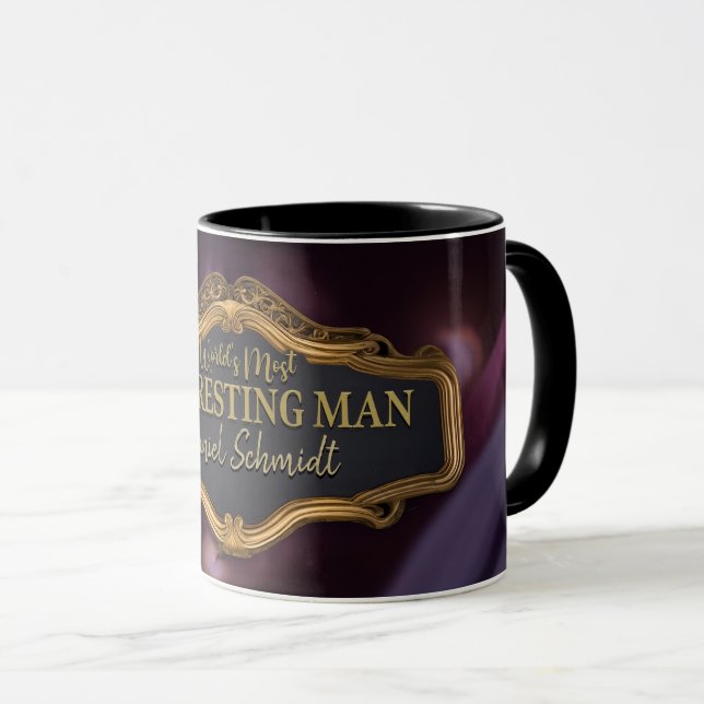 World's Most Interesting Man, Personalized Mug (Front Right)