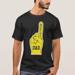 Worlds Number One Dad Fathers Day Birthday Sports T-Shirt