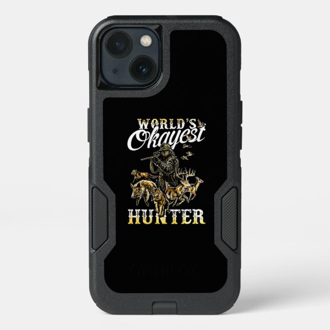 World's Okay Hunter The Forest Costume Gift Otterbox iPhone Case (Back)