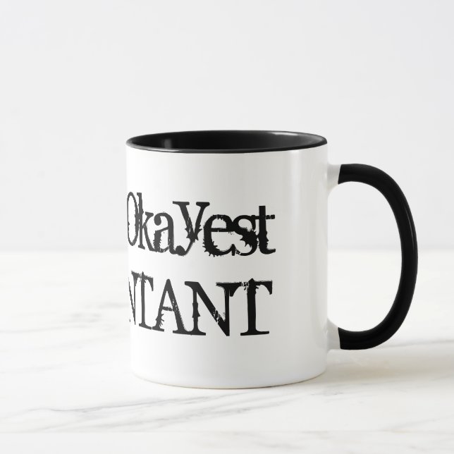 Worlds Okayest Accountant | Funny coffee mug humor (Right)