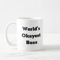 World's Best Boss funny mug, Zazzle