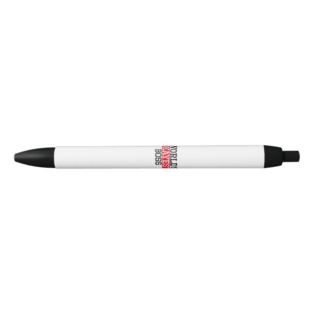 world's okayest Boss, #Boss Pen (Front)