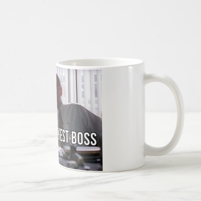World's Okayest Boss Coffee Mug (Right)