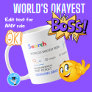 WORLDS OKAYEST BOSS Funny Top Search Result Coffee Coffee Mug
