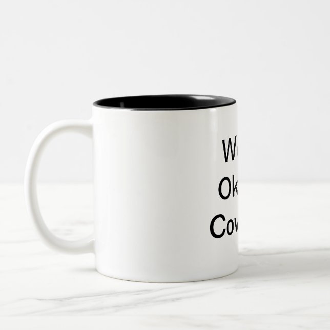 World's Okayest Coworker Joke Mug (Left)