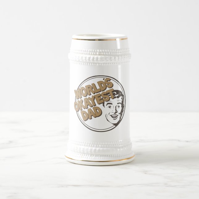 World's Okayest Dad Mug (Center)