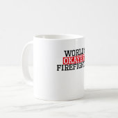 world's okayest Firefighter, #Firefighter Coffee Mug (Front Left)
