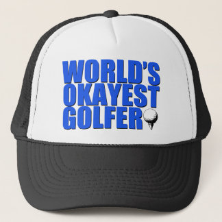 World's Okayest Golfer funny hat