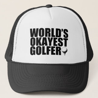 World's Okayest Golfer funny hat