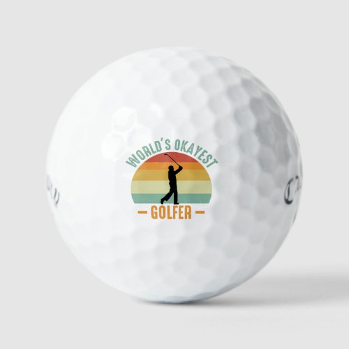 Worlds Okayest Golfer  Golf Balls