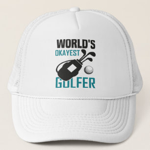 World's Okayest Golfer Trucker Hat