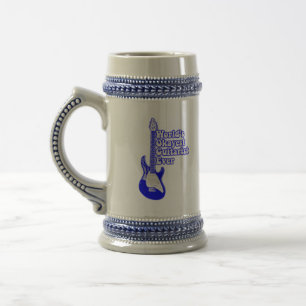 World's okayest guitarist ever beer stein