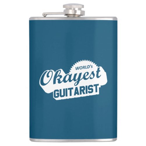 Worlds Okayest Guitarist Flask