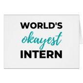World's Okayest Intern 2 (Front Horizontal)