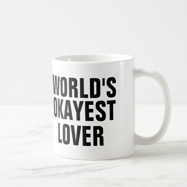 World's Okayest Lover Coffee Mug (Right)