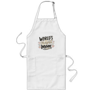 World's Okayest Mom Long Apron