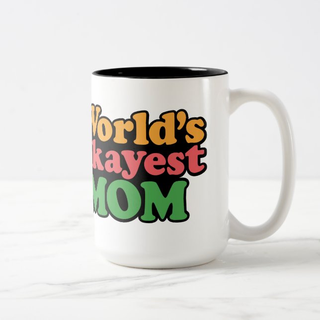 World's Okayest Mom Mug (Right)