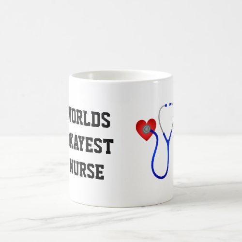 Worlds Okayest Nurse Coffee Mug