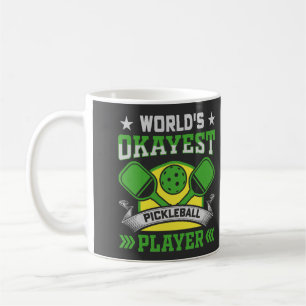 World's Okayest Pickleball Player Coffee Mug
