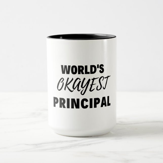 World's Okayest Principal 2 Mug (Center)