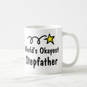 World's Okayest Stepfather Coffee Mug Gift