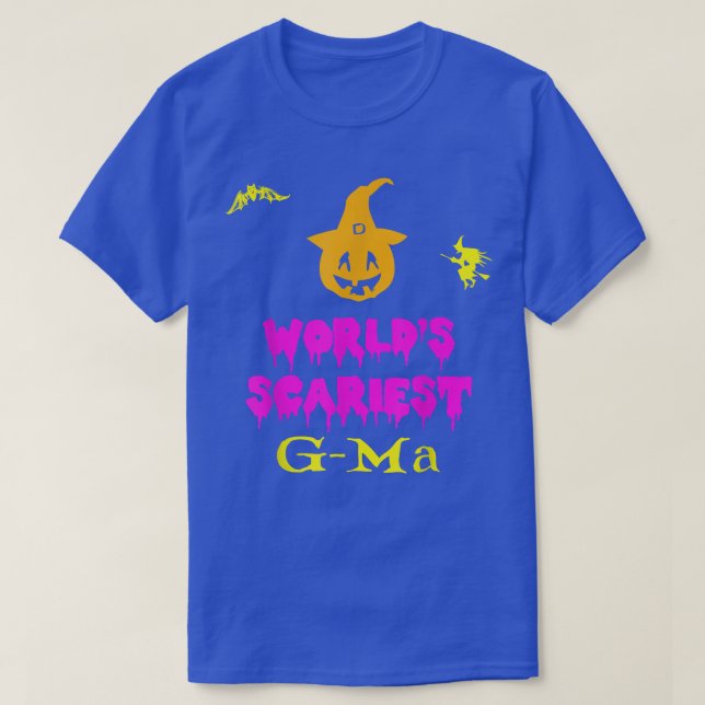 World's Scariest GMa Halloween Costume Lazy Easy G T-Shirt (Design Front)