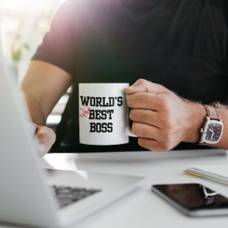 World's Second Best Boss Customizable Mug