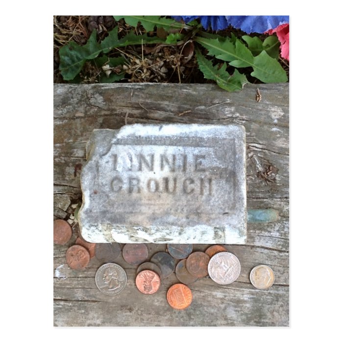 World's smallest gravestone in Butler Missouri Post Card