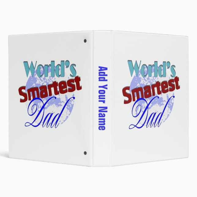 Worlds Smartest Dad Binder (Background)