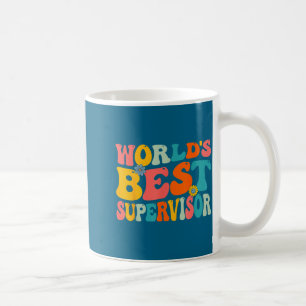 World's supervisor - groovy manager supervisor coffee mug