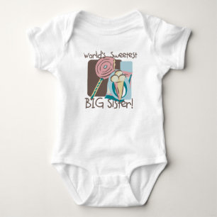 World's Sweetest Big Sister Baby Bodysuit