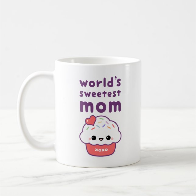 World's Sweetest Mom Coffee Mug (Left)