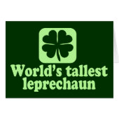 World's Tallest Leprechaun (Front Horizontal)