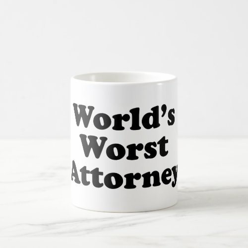 Worlds Worst Attorney Coffee Mug