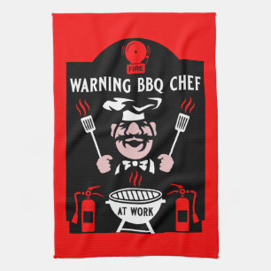 World's Worst BBQ Cook Kitchen Towel