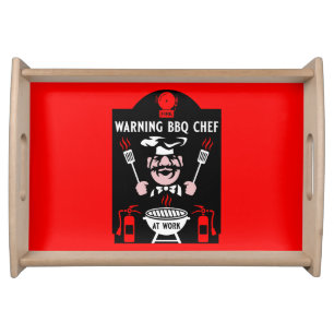 World's Worst BBQ Cook Serving Tray