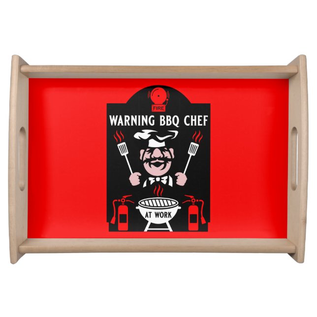 World's Worst BBQ Cook Serving Tray (Front)