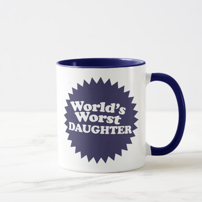 World's Worst Daughter Mug (Right)