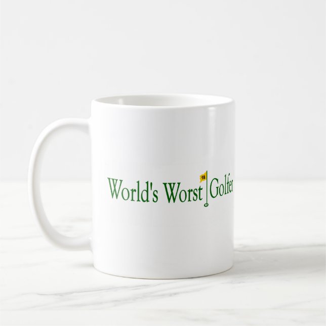 World'S Worst Golfer Coffee Mug (Left)