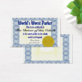 World's Worst Parker (Desk)