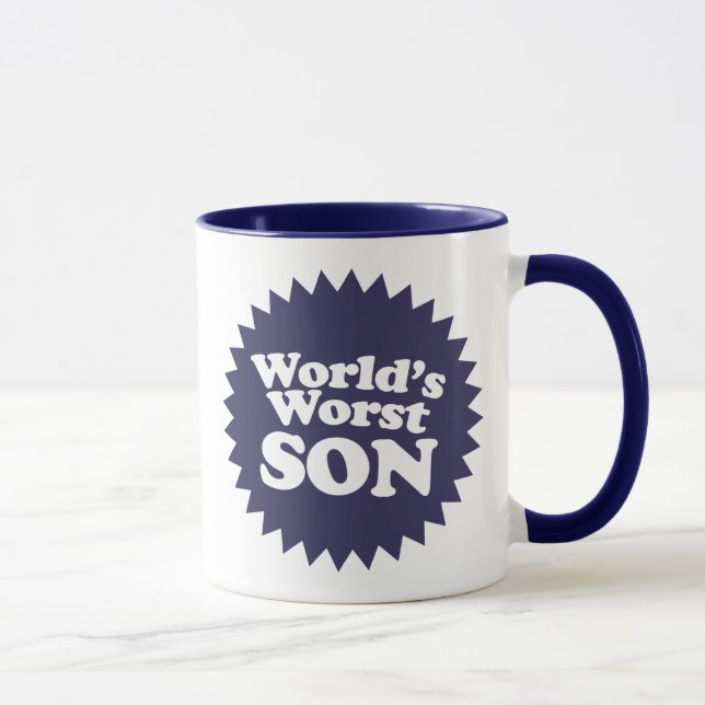 World's Worst Son Mug (Right)