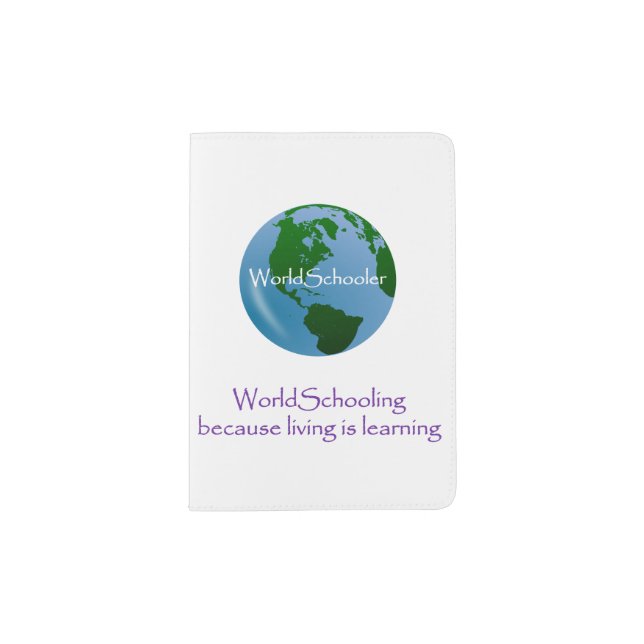 WorldSchooler Passport Holder (Front)