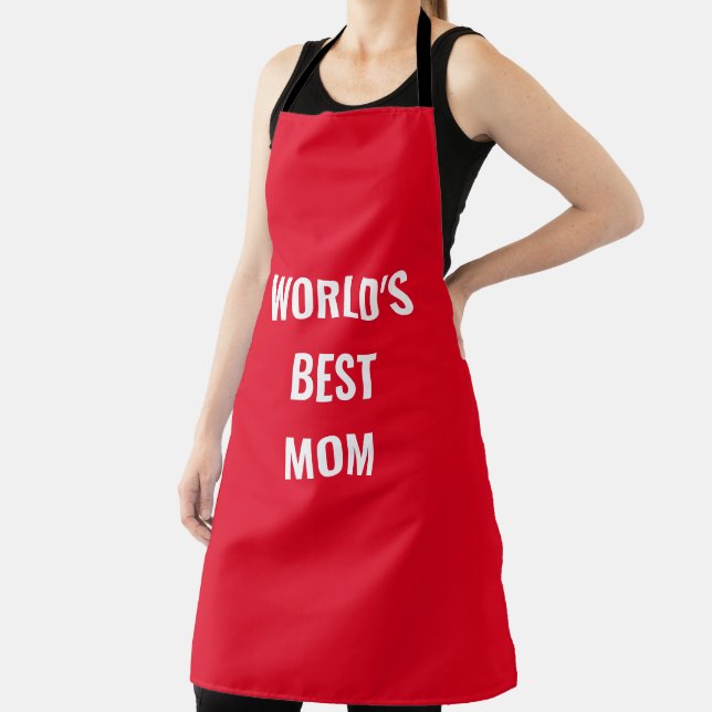 Worlds's best mom: Best gift for mother's day Apron (Insitu)