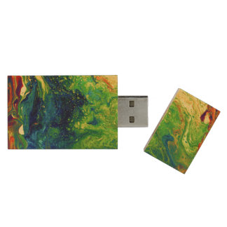 Worldview Wood Flash Drive