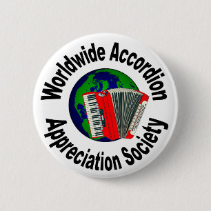 Worldwide Accordion Appreciation Society Button
